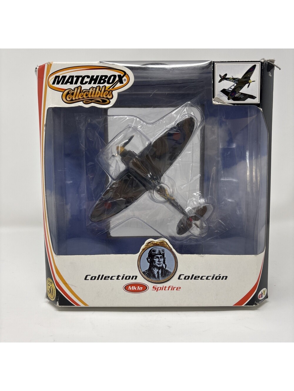 MATCHBOX DIECAST 1:72 SCALE SUPERMARINE Mk1a SPITFIRE 97472 Lt Col W. Dunn HOF